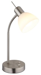 Tischleuchte, Kippschalter, schwenkbar, inkl. E14 LM