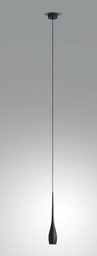 LED Pendelleuchte, Schwarz, dimmbar