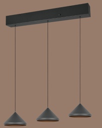 LED Pendelleuchte, CCT, Liftsystem, Schwarz matt