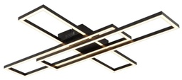 LED Deckenleuchte, schwenkbar, Schwarz