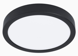 LED Deckenleuchte, Schwarz, IP44