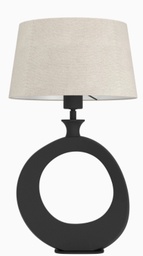 Tischleuchte, Schwarz, E27, Schnurschalter