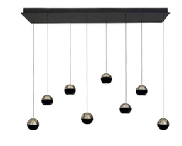 LED Pendelleuchte, DTW, CRI 90+, 8 flammig