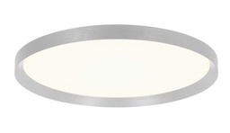 LED Deckenleuchte, Stahlfarben, dimmbar, Backlight