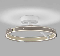 LED Deckenleuchte, Fernbedienung, CCT, Rauchfarben