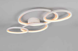 LED Deckenleuchte, Fernbedienung, CCT, Grau