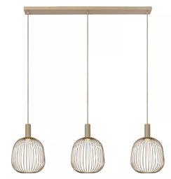 Pendelleuchte, 3-flammig, Taupe, GU10