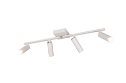 Strahler, 4-flammig, schwenkbar, Grau, Mini GU10