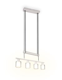 Pendelleuchte, E14, Warm grey, Höhe einstellbar