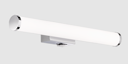 LED Wandleuchte, Chrome, IP44, Schalter, CCT
