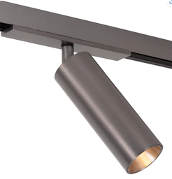 LED Strahler, Matt Schwarz-Chrom, SmartHome, dimmbar