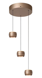LED Pendelleuchte, 3-stufig dimmbar, CCT, Kaffee