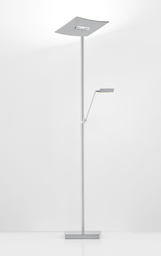 LED Deckenfluter mit Lesearm, Tastdimmer, CRI 90+