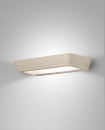 LED Wandleuchte, CCT, dimmbar, sandfarben