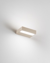LED Wandleuchte, CCT, dimmbar, sandfarben