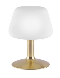 Tischleuchte, schwenkbar, G9 inkl., Messing matt