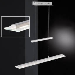 Pendelleuchte, CCT per Tastdimmer, höhenverstellbar